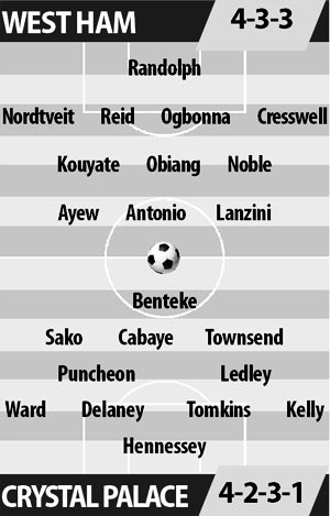 West Ham vs Crystal Palace, 22h00 ngày 14/1: West Ham khủng hoảng thật rồi