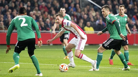 Legia Warsaw vs Ajax, 03h05 ngày 17/2