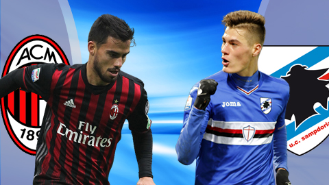 Milan vs Sampdoria, 18h30 ngày 5/2: Tiếp đà sa sút