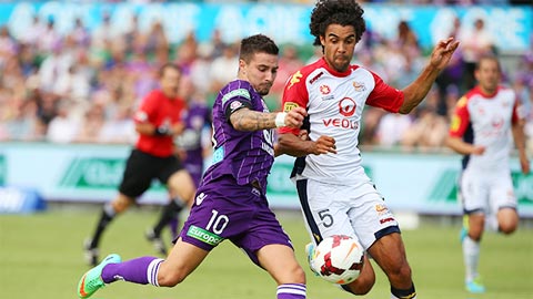 Adelaide United vs Perth Glory, 15h50 ngày 10/2