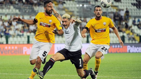 Ascoli vs Pro Vercelli, 00h30 ngày 15/2