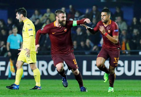 Roma vs Villarreal, 01h00 ngày 24/2: Diễu võ giương oai