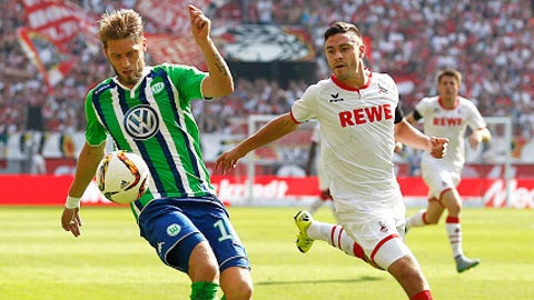 Cologne vs Wolfsburg, 21h30 ngày 4/2