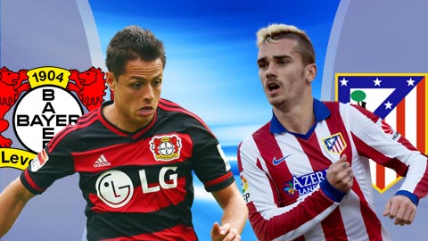 Leverkusen vs Atletico, 02h45 ngày 22/2: BayArena chờ "mưa gôn"