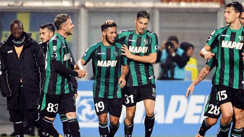 Sassuolo vs Chievo, 21h00 ngày 12/2