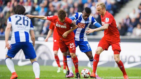 Cologne vs Hertha, 21h30 ngày 18/3