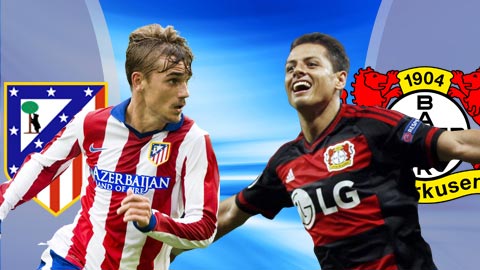 Atletico Madrid vs Leverkusen, 02h45 ngày 16/3: Lần thứ tư cho Atletico