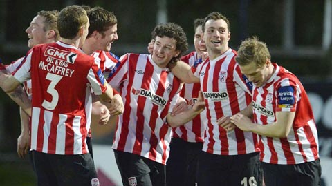 Derry City vs Limerick, 02h45 ngày 22/03