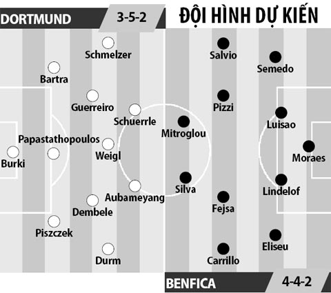 Dormund vs Benfica, 02h45 ngày 9/3: Người Đức lại “đá” Bồ