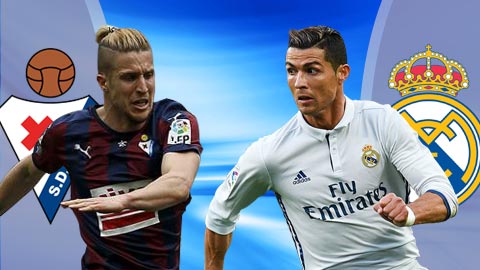 Eibar vs Real Madrid, 22h15 ngày 4/3: Real gượng đứng dậy