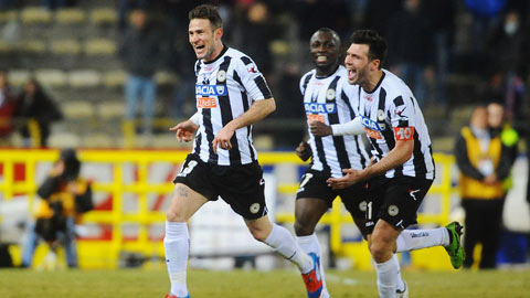 Pescara vs Udinese, 21h00 ngày 12/3