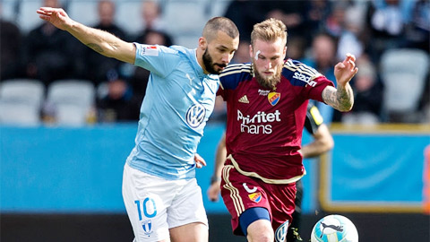 Malmo vs Djurgardens, 00h00 ngày 25/4