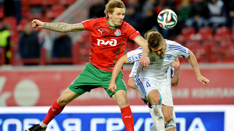 Lokomotiv Moscow vs Rubin Kazan, 20h30 ngày 29/4