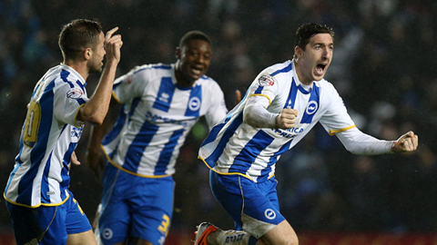 Brighton vs Bristol City, 23h30 ngày 29/4