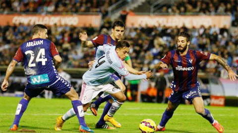 Celta Vigo vs Eibar, 21h15 ngày 9/4