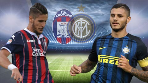 Crotone vs Inter Milan, 20h00 ngày 09/04: Inter tiếp đà... lao dốc