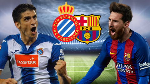 Espanyol vs Barcelona, 0145 ngày 30/4: Derby không cân sức