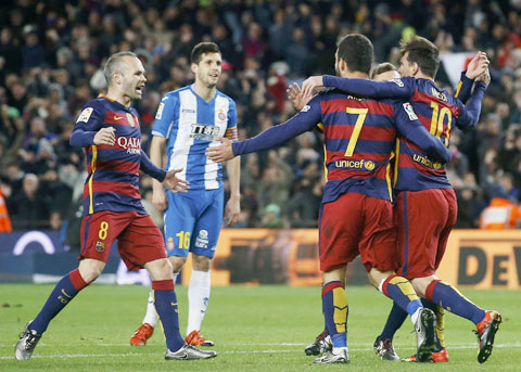 Espanyol vs Barcelona, 0145 ngày 30/4: Derby không cân sức