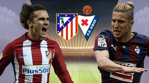 Atletico Madrid vs Eibar, 21h15 ngày 6/5: Nổ súng đi, Griezmann