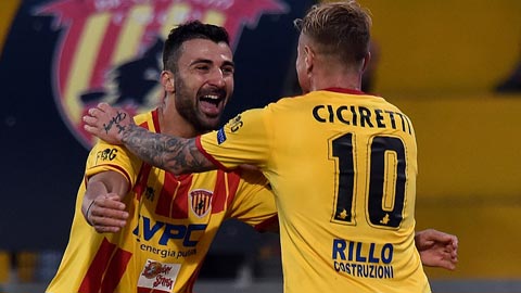 Benevento vs Spezia, 01h30 ngày 24/05