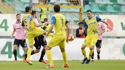 Chievo vs Palermo, 20h00 ngày 7/5