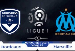 Soi kèo bóng đá Bordeaux vs Marseille 03h00, ngày 20/11 Ligue 1