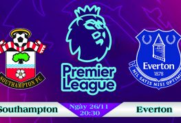 Soi kèo bóng đá Southampton vs Everton 20h30, ngày 26/11 Premier League