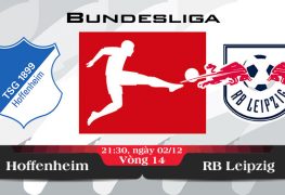 Soi kèo bóng đá Hoffenheim vs RB Leipzig 21h30, ngày 02/12 Bundesliga