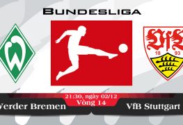 Soi kèo bóng đá Werder Bremen vs VfB Stuttgart 21h30, ngày 02/12 Bundesliga